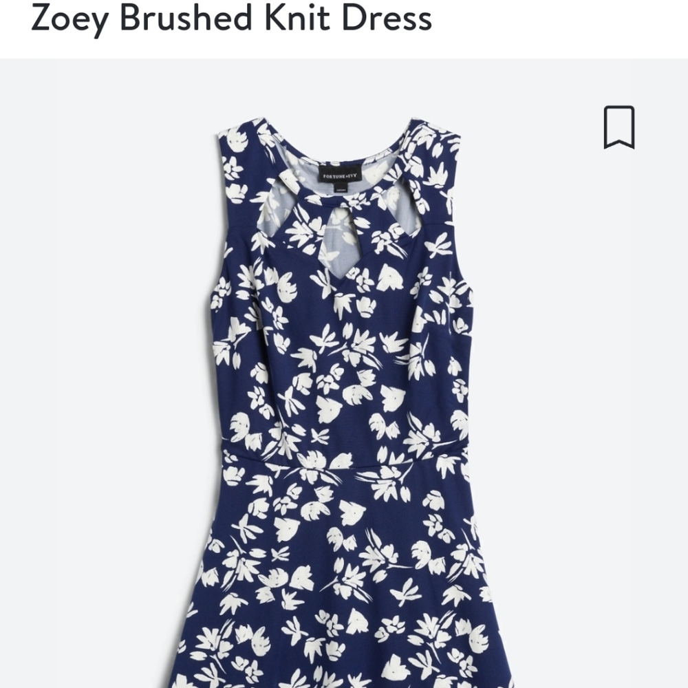 FORTUNE + IVYZoey Brushed Knit Dress - Picture 2 of 4